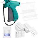 Honoson 2006 Pcs Clothing Price Tags with Gun Set, Including 1 Garment Price Tag Attacher with 5 Steel Needles 500 Clothing Label and 1500 Plastic Fasteners Barbs (Ordinary Style)