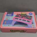 Basytodio Baby DJ Table for Toddlers 1-3 with Music & Light, Musical Baby Piano Toys 6-9-12-18 Months Toddler Activity Table Music Instruments Learning Toys for 1 Year Old Girl First Birthday Gifts Age 0-2