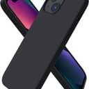 ORNARTO Compatible with iPhone 13 Mini Case, Slim Liquid Silicone 3 Layers Full Covered Soft Gel Rubber Phone Cover with Microfiber Lining 5.4 inch-Midnight