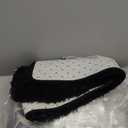 Merelax Soft Area Rug for Livingroom Bedroom, Machine Washable 4x6 Black Rugs Fluffy Shaggy Bedside Rug, Non Slip Indoor Carpet for Nursery Kids Room Home Decor Aesthetic