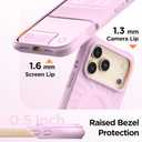 Magnetic for iPhone 17 Pro Case 6.3", Compatible with MagSafe, [Integrated Silicone Camera Control Cover] [Screen Protector], 2X MIL-STD Drop Protection Case for iPhone 17 Pro, Primrose Pink