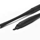 M PACK Of 10 Mellie's Signature Microblading Disposable Pen - U SHAPE .18mm - Sterile - Sharp Blade & Non Slip Grip With Pigment Sponge - 18U Microblading Needles