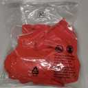 Avidlove Women Puff Long Sleeve Bodysuit Mesh Square Neck Thong Sexy Body Suits Double Lined Leotards (Medium, Red)