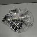 Canning Supplies Starter Kit, Stainless Steel Canning Set Tools: Rack, Ladle, Measuring Spoons, Funnel, Tongs, Jar Lifter, Lid Lifter & Accessories for Canner/Pot, Beginner, Home Canning Kit - Black