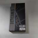 Orzly Carry Case Compatible with Nintendo Switch and New Switch OLED Console - Black Protective Hard Portable Travel Carry Case Shell Pouch with Pockets for Accessories and Games