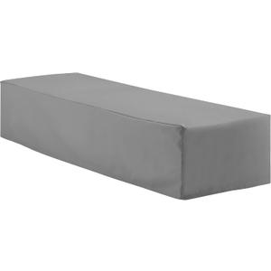 Crosley Furniture Patio Furniture Covers, Waterproof Outdoor Chaise Lounge Cover for Backyard, Grey 