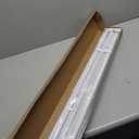 LazBlinds No Tools No Drill 1" Vinyl Mini Blinds, Cordless Blinds for Windows, Light Filtering Horizontal Window Blinds & Shades, 37" W x 72" H, White