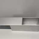Pullman Loaf Pan with Lid 13x4 Uncoated Aluminized Steel for Sandwich Bread