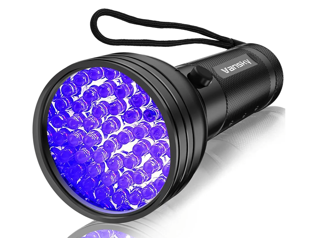 Vansky UV Flashlight Black Light, 51 LED Blacklight Pet Urine Detector for Dog/Cat Urine, Dry Stains, Bed Bug, Resin Curing, Scorpions Finder