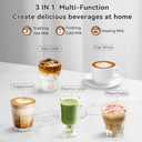 Secura Milk Frother, Electric Milk Steamer Stainless Steel, 8.4oz/250ml Automatic Hot and Cold Foam Maker and Milk Warmer for Latte, Cappuccinos, Macchiato, 120V