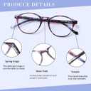 NORPERWIS 5 Pairs Reading Glasses - Standard Fit Spring Hinge Readers Glasses for Men and Women (Multicolor, 1.75, x)