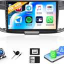 2G+64G Car Stereo for 2016 2017 Honda Accord Radio 2.4L with Wireless CarPlay Android Auto, Android 13 Head Unit, 10" Touch Screen Bluetooth Car Radio with GPS WiFi FM RDS HD Backup Camera (High-End)