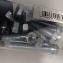 The Hillman Group 591007 Hex Tap Bolt, 8 by 2-Inch, Zinc, 12-Pack