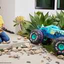 Hot Wheels RC Monster Trucks Mega-Wrex in 1:6th Scale, Extra Large Remote-Control Toy Truck, More Than 2ft Long, Over 2 Feet Long