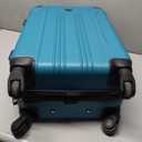 Travelers Club Chicago Hardside Expandable Spinner Luggage, Teal, 22" Carry-On