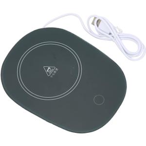 Coffee Mug Warmer for Coffee and Tea, Cup Warmer Pad Constant Temperature USB Intelligent Utility Cup Heating Mat for Travel, Office Desks, and Home(Green)