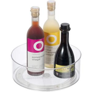 OGGI High Wall Lazy Susan Rotating Organizer 9"- for Kitchen, Pantry, Cabinet Organizing and Storage. Ideal as a Rotating Spice Rack and Pantry Can Organizer