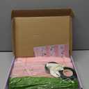 400 Pcs Pipe Cleaners Craft,4 Assorted Colors Pipe Cleaners Bulk, Chenille Stems for DIY Flower Making Kit with Floral Wires, Gardening Tape,Stamen& Ribbon (Pink)