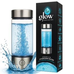 2026 Newly Updated Hydrogen Water Bottle Generator 4000 PPB 420ml Portable Hydrogen Water Ionizer with SPE/PEM Technology Hydrogen Water Machine High Hydrogen Concentration