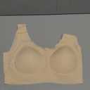 OEAK Womens Pullover Bras No Underwire Seamless Summer Bras Scalloped Everyday Bra Comfortable Full Coverage T Shirt Bra Skin Color,M, Medium