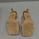 Goderci Kitten Heels with Bow Strappy Heels for Women Square Open Toe Mid Heeled Sandals (8, Gold)