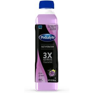 Pedialyte Electrolyte Solution, Grape, Hydration Drink, 1 bottle, half liter each BBD: 

09 SEP 2027