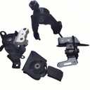 Yllhaoyuan Complete Engine Mount Set of 4 Compatible with 2014-2019 Corolla 1.8L Sedan CVT - Replaces EMT9875 A42019 A62023 A42026