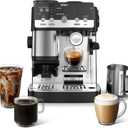 Ninja Luxe™ Café Mini | Espresso Machine & Drip Coffee | Built-in Burr Grinder, Precision Scale & Manual Steam Wand | Lattes, Cappuccinos & More | Stainless Steel | ES301
