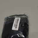 Verdusa Women's Y2k Corset Mesh Top Long Sleeve Crop Tops Asymmetrical Neck Ruched Fitted T Shirts (Black, Small)