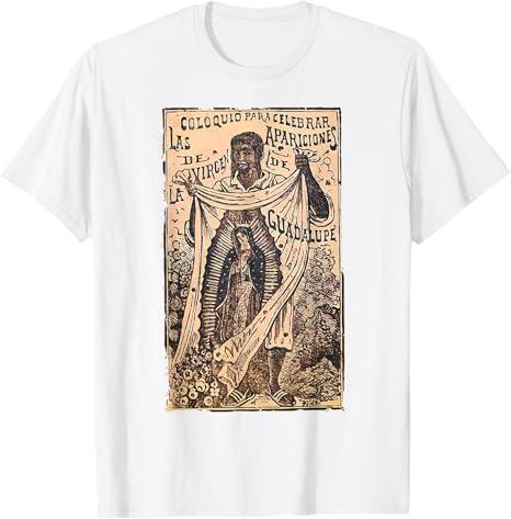 St Juan Diego Our Lady of Guadalupe Vintage Mary Catholic T-Shirt L
