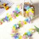 100 Feet Easter Tinsel Garland Colorful Tree Garland Egg Metallic Twisted Hanging for Easter Decoration Birthday Party Supply Kids Child (100 FT)