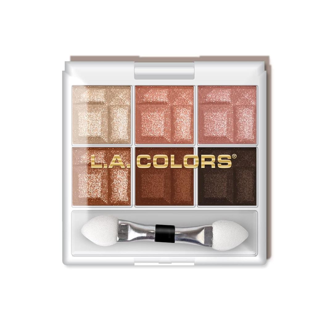 L.A. COLORS 6 Color Eyeshadow, Earthy CES461