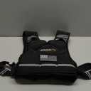 APEXUP Adjustable Weighted Vest Men 20lbs Weights with Reflective Stripe, Weight Vest Woman Workout Vest for Strength Training Running Walking (Black)