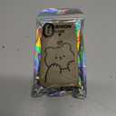 Cute Brown Teddy Bear Pattern Phone Case with Kawaii 3D Cartoon Bear Hangings iPhone X/XS, Non-Slip Design and Shock Absorption, Phone Case for Teen Girls, Boys, Women and Men(iPhone - X/XS)