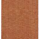 Collive Long Hallway Runner Rug 2.6' x 10', Washable Runner Indoor Entryway Rug, Terracotta Braided Woven Kitchen Runner Rugs Low-Profile Front Door Floor Carpet for Laundry Room Bedroom