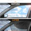 Car Window Shades,Side Window Sun Shade,Car Accessories Magnetic Double Layer Cars Windows Screen Mesh with Semi-Shading,Automotive Windows Sunshades,Fits Most Cars (Front Window), 2 Pieces