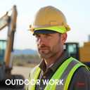 Skull Cap with Sun Visor - Moisture-Wicking Beanie for Cycling, Hiking - Cooling Short Under Helmet Liner for Men & Women (Green, L)