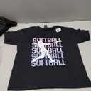 Softball Girls Women Kids Youth Girl T-Shirt, Small
