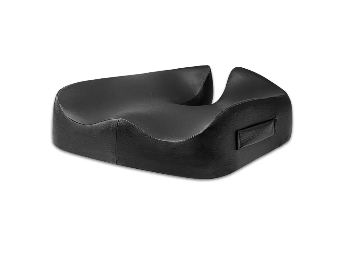 YOUFI Large Seat Cushion for Tailbone Pain Relief, 19"x17"x4" Thick Dense Memory Foam Ergonomic Support, Lower Back Sciatica Pressure Relief, Coccyx Cushion for Long Sitting on Office Chair Desk Chair