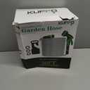 KUFFO Metal Garden Hose 50 ft - Heavy Duty Stainless Steel 304 Water Hose with 10 Function Nozzle - Flexible, Lightweight, Puncture-Resistant, No-Kink Outdoor Metal Hose for Yard, Gardening, Patio, RV