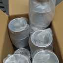 12 PCS 5.12 in Rustic Vases Metal Galvanized Milk Can with Bow Vintage Flower Bucket Suitable for Centerpiece Anniversary Wedding Birthday Party Floral Arrangement