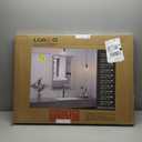 LOAAO 22X30 Gold Bathroom Mirror, Rounded Rectangle Gold Frame Mirror, Brushed Gold Bathroom Vanity Mirror Wall-Mounted, Anti-Rust, Hangs Horizontally or Vertically
