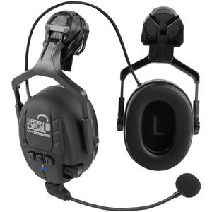 GREEN DEVIL Bluetooth Hearing Protection Ear Muffs For Safety Helmet Hard Hat Mounted Attachment