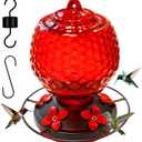 Glass Hummingbirds Feeder for Outdoors Hanging,25 OZ Humming Birds Feeder for Outdoors,Hummingbird Gifts,Gardening Gifts for Women