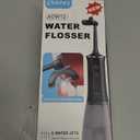 U-Shaped Water Flosser Cordless for Teeth- 4 Nozzles for 360 Deep Cleaning in 1 Pass, 350ML Large Tank, 16 Pressure Modes, 30-Day, Rechargeable Water Dental Picks for Travel/Braces, Waterproof (Dark Black)