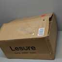 LE SURE Foldable Human Dog Bed - 3 in 1 Flexible Giant Human Dog Bed for Adult People with Supportive Bolster Egg Foam, Waterproof Liner, Calming Fluffy Faux Fur Orthopedic Big Bean Bed, Soft Grey