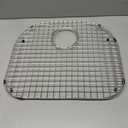 Serene Valley Sink Protector and Kitchen Sink Bottom Grid NDG2421, 304 Premium Stainless Steel, dim 19 3/8" x 16 3/4", Medium