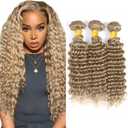 Mrrevoiy 28 30 32 Inch #22 Ash Blonde Bundles Body Wave Bundles Human Hair Unprocessed Brazilian Virgin Hair Blonde Body Wave 3 Bundle Human Hair Extensions 50 Gram Per Bundle