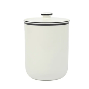 Sur La Table Banded Canister Set - Black - 5.5 x 8 in