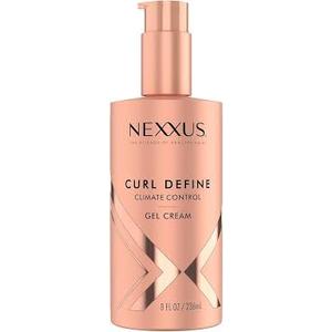 Nexxus Climate Control Gel Cream Curl Define for Cashmere Curls, with StyleProtect Technology 8 oz